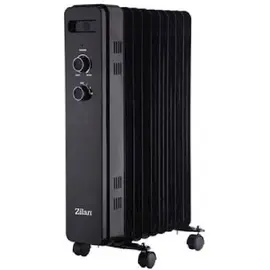 ზეთის გამათბობელი Zilan ZLN8443, 2000W, Oil Radiator, Black  - Primestore.ge