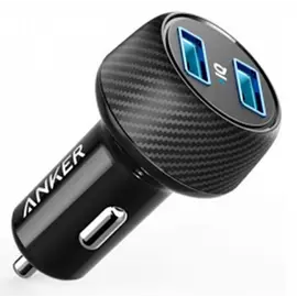 მანქანის დამტენი ANKER - POWERDRIVE 2 ELITE BK A2212011  - Primestore.ge