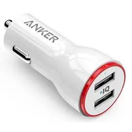 მანქანის დამტენი ANKER - POWERDRIVE 2 24W WH/A2310H21  - Primestore.ge