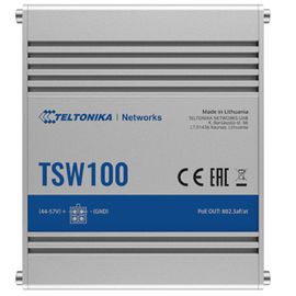 სვიჩი Teltonika TSW100000000, 5-Port Gigabit, PoE + Switch, White  - Primestore.ge