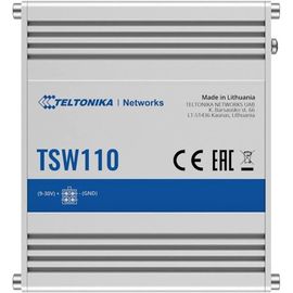 სვიჩი Teltonika TSW110000000, 5-Port Gigabit, PoE + Switch, White  - Primestore.ge