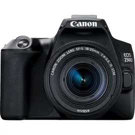 ციფრული ფოტოაპარატი Canon 3454C007AA EOS 250D BK 18-55 S CP, Camera Body, Black  - Primestore.ge