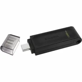USB ფლეშ მეხსიერება Kingston 128GB USB-C 3.2 Gen 1 DT70  - Primestore.ge