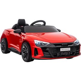 Children's electric car AUDI 717-R with leather seat and rubber tires