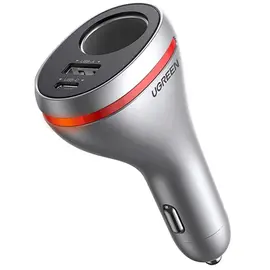 Car charger UGREEN CD204 (60712), 84W, USB, Type C, Gray