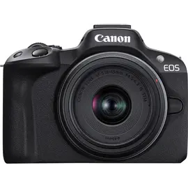 ციფრული ფოტოაპარატი Canon EOS R50 Mirrorless Camera with 18-45mm Lens (Black)  - Primestore.ge