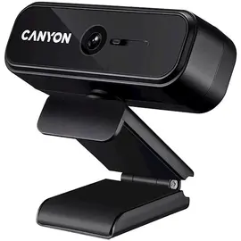Web camera CANYON C2N, 1080P full HD 2.0Mega fixed focus webcam with USB2.0 connector, 360 degree rotary view scope, built in MIC