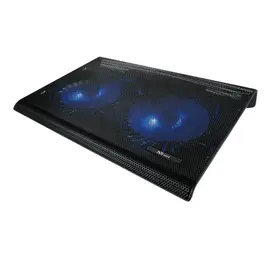 Cooler Trust azul Laptop Cooling Stand with dual fans
