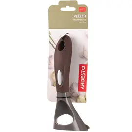 ბოსტნეულის სათლელი Ardesto Peeler Gemini, 19.5cm, stainless steel, nylon, gray-brown  - Primestore.ge