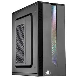 Case ALLX AX-B1740, Computer Case, Micro-ATX, ATX, USBx2, AUDIO, Black