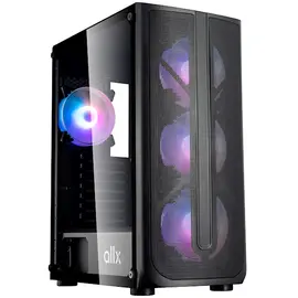 Case ALLX AX-G2148, Computer Case, E-ATX, ATX, MATX, USB 3.0x1, USB 1.0x2, AUDIO, Black