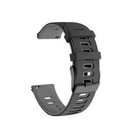 სმარტ საათის სამაჯური For Samsung Galaxy Watch's Silicone Watch Strap 20mm - Black / Grey  - Primestore.ge