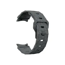სმარტ საათის სამაჯური For Samsung Galaxy Watch FE 40mm KALEBOL KLB-ZQWFKGJ-001 / Watch 4 / 5 / 6 Football Pattern Silicone Watch Strap Band - Grey  - Primestore.ge