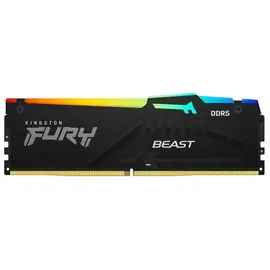 ოპერატიული მეხსიერება Kingston KF556C36BBEA-16 FURY Beast RGB, 16GB, DDR5, 5600MHz - Primestore.ge