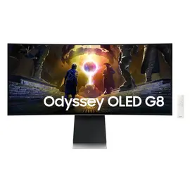 მონიტორი Samsung Odyssey OLED G8 LS34DG852SIXCI 34" Curved UWQHD 3440 x 1440 0.03ms 175Hz - Primestore.ge
