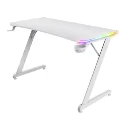 Gaming desk TRUST GXT709W LUMINUS RGB DESK WHITE