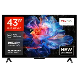ტელევიზორი TCL 43V6C 4K Google TV - Primestore.ge
