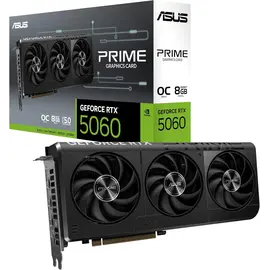ვიდეო დაფა ASUS Graphic Card GeForce RTX 5060 8 GB GDDR7 OC PRIME-RTX5060-O8G - Primestore.ge