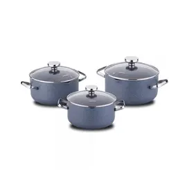 ტაფის ნაკრები KORKMAZ A2863  AZURA COOKWARE 6 pcs  - Primestore.ge