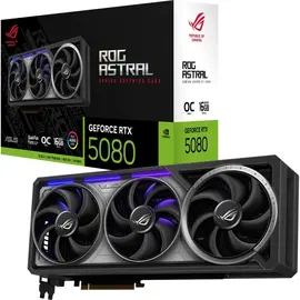 ვიდეო დაფა ASUS Graphic Card GeForce RTX 5080 16GB GDDR7 OC ROG-ASTRAL-RTX5080-O16G-GAMING - Primestore.ge
