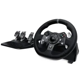კომპიუტერული საჭე და პედლები LOGITECH G920 Driving Force Racing Wheel - PC/XB - BLACK - USB  - Primestore.ge