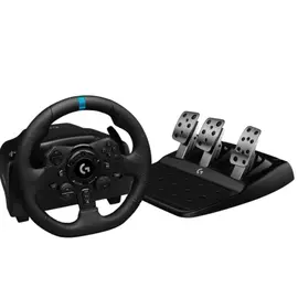 კომპიუტერული საჭე და პედლები LOGITECH G923 Racing Wheel and Pedals - PC/PS - BLACK - USB - Primestore.ge