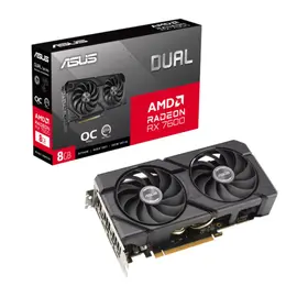 ვიდეო დაფა ASUS Graphic Card Radeon RX 7600 8GB GDDR6 DUAL OC EVO DUAL-RX7600-O8G-EVO - Primestore.ge