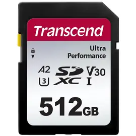 მეხსიერების ბარათი Transcend 512GB SD Card UHS-I U3 A2 Ultra Performance - Primestore.ge
