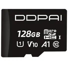 მეხსიერების ბარათი DDPAI 128GB, microSD, UHS-I C10, Black - Primestore.ge