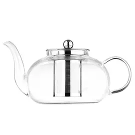 ჩაის დასაყნებელი Ardesto Tea pot Gemini 800 ml borosilicate glass  - Primestore.ge