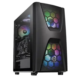 Case Thermaltake CA-1N5-00M1WN-00 Commander C34, ARGB, Mid-tower Case, Tempered Glass, Black
