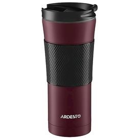თერმო ჭიქა Ardesto AR2645SMR 450ml Travel mug To Go Red  - Primestore.ge