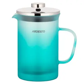 ჩაიდანი Ardesto AR1108BFM 800ml, French Press Fresh, Tiffany blue  - Primestore.ge