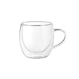 ჭიქები ARDESTO Double wall borosilicate glass mug set Ardesto, 300 ml  - Primestore.ge