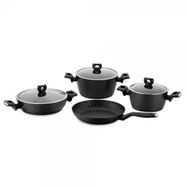 ქვაბის და ტაფის ნაკრები KORKMAZ A2890 NORA COOKWARE 7 pcs  - Primestore.ge