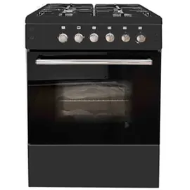 გაზქურა Oz OE 6040 BL OQ60X60B4E Coocker, 4Gas, Oven-Electric, Convection, 3Plates,Lighter, 60x60x85, Black, Top glass  - Primestore.ge