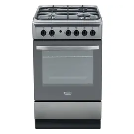 Gas stove Oz OE 6040 IX OBK60X60X4E Coocker, 4Gas, Oven-Electric, 7Programm, Lighter, Convection, 3 Plates, 60x60x85, Silver