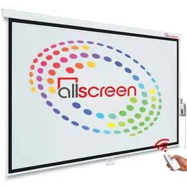 პროექტორის ელექტრო ეკრანი ALLSCREEN ELECTRIC PROJECTION SCREEN 300X208CM HD FABRIC CMP-11879 WITH REMOTE CONTROL 150 inch  - Primestore.ge