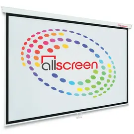პროექტორის ეკრანი ALLSCREEN MANUAL PROJECTION SCREEN 213X169CM 16:9 HD FABRIC CWP-213169 Diagonal 107 inch / 271 CM - Primestore.ge