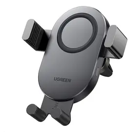 მობილურის დამტენი UGREEN CD256 (40118) Wireless Car Charger, 15W Auto Induction Phone Holder, Black  - Primestore.ge
