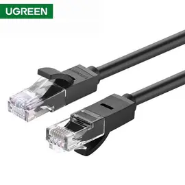 ქსელის კაბელი UGREEN NW102 (20160) Cat6 Patch Cord UTP Lan Cable 2m (Black) - Primestore.ge