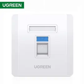Internet Rosette UGREEN NW144 (80180) Wall Socket internet RJ45 Wall Plate Single Port Cover