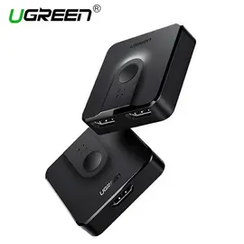 HDMI სვიჩი UGREEN CM217 (50966) 2 In 1 Out HDMI 1.4 Switcher 4Kx2K@30Hz  - Primestore.ge