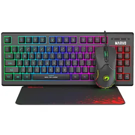 Keyboard, mouse and mouse pad Marvo CM310 Wired keyboard, Gaming Mouse And mouse pad Combo