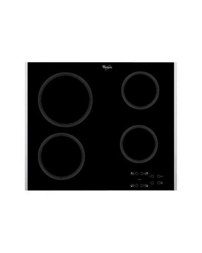 ჩასაშენებელი ქურის ზედაპირი Whirlpool Hob AKT 8090/NE (869990964280) 4 cooking zone, glass, Black , 2 image - Primestore.ge