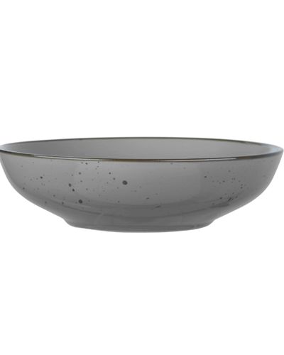 Deep ceramic plate Ardesto Soup plate Bagheria, 20 cm, Gray, ceramics