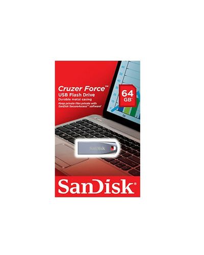 USB ფლეშ მეხსიერება SanDisk Cruzer Force 64GB SDCZ71-064G-B35 , 2 image - Primestore.ge