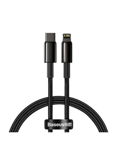 USB კაბელი Baseus Tungsten Gold Fast Charging Data Cable Type-C to Lightning 20W 1m CATLWJ-01  - Primestore.ge