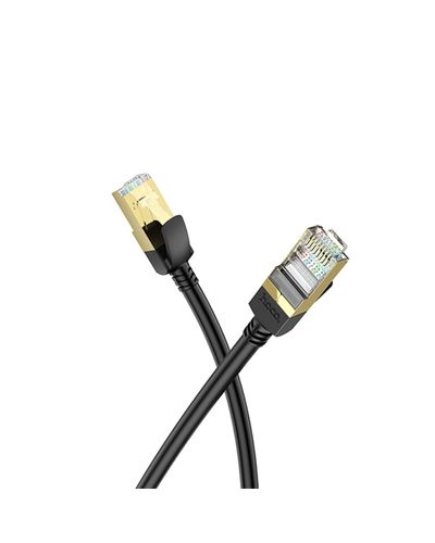 კაბელი Hoco Level Pure Copper Gigabit Ethernet Cable 1M US02 , 2 image - Primestore.ge