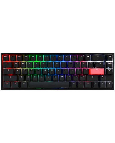 კლავიატურა Ducky Keyboard  One 2 SF, Cherry Red, RGB LED, RU, Black-White  - Primestore.ge